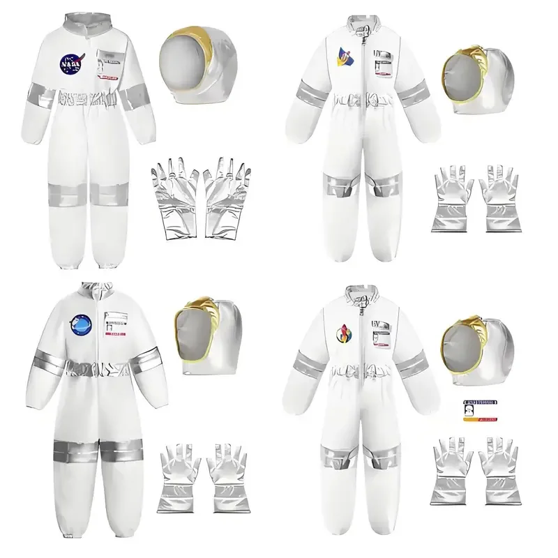 

2025 Children's Space Suit Halloween cosplay performance costume Astronaut gloves holiday party performance costume