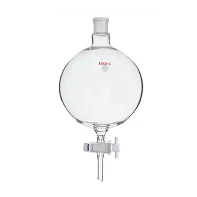 5000ml thickened spherical separatory funnel glass dropping funnel chemical experimental glass instrument