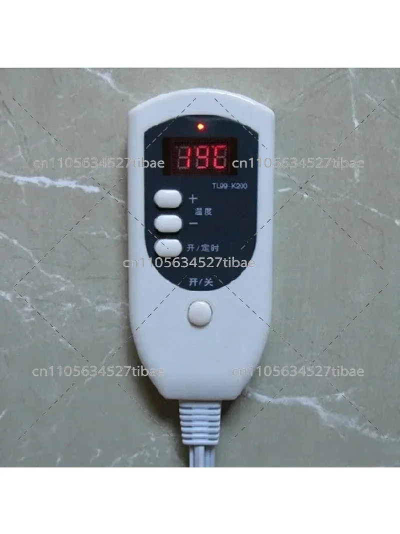 Electric Blanket Controller 170-240V 120W Digital Temperature Control Timer Switch Thermostat