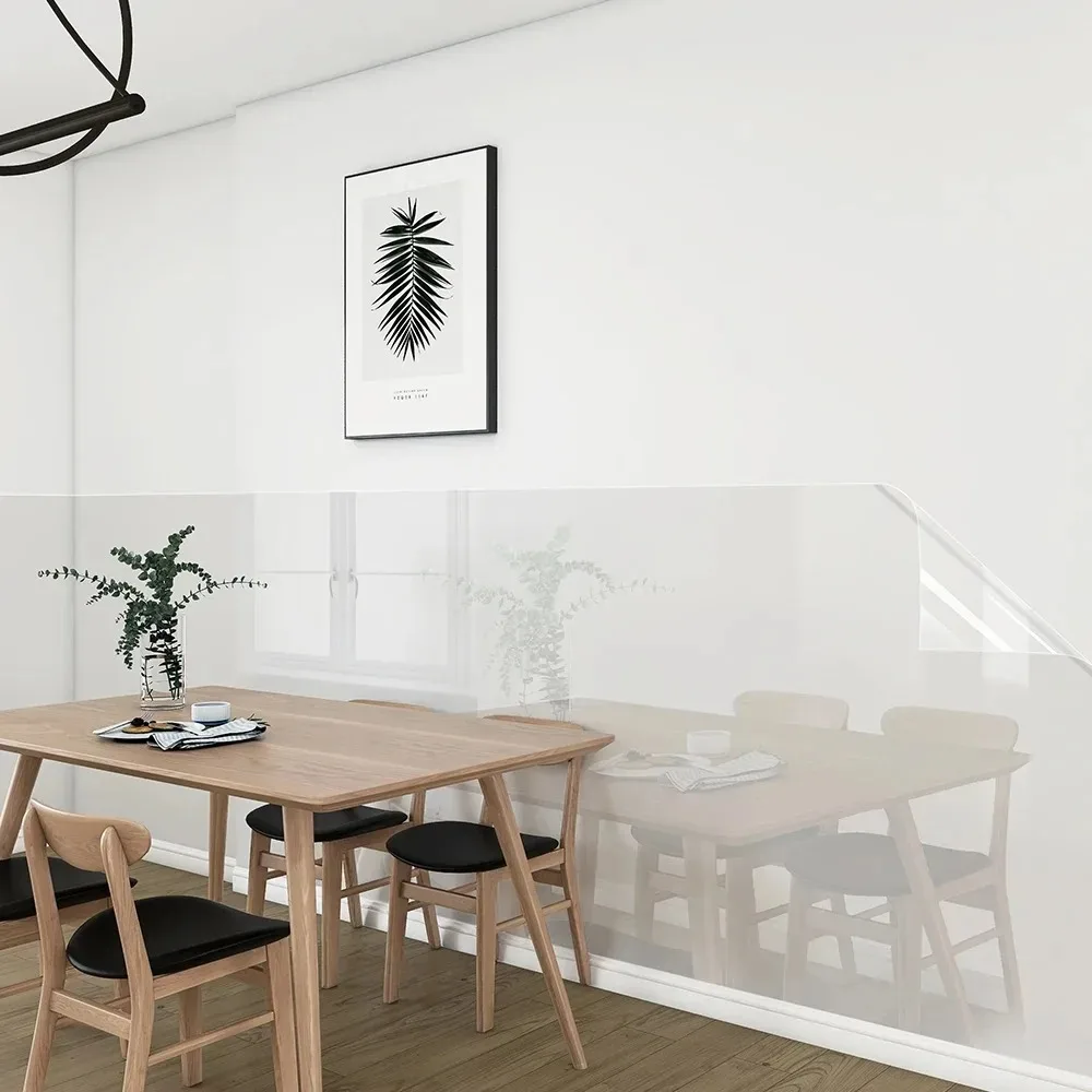 45 سنتيمتر المنزل كهرباء جدار طبقة رقيقة واقية شفافة غير لاصقة الامتزاز ملصقات جدار مقاوم للماء والأوساخ مقاومة #6