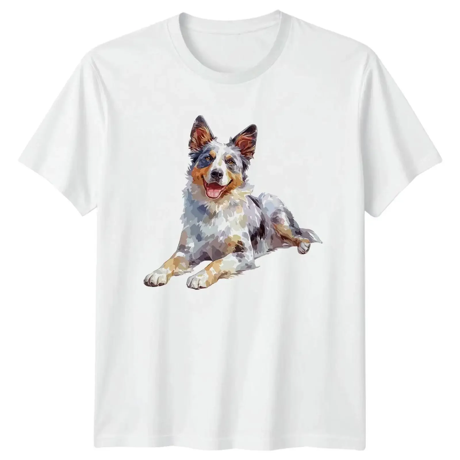Australian Cattle Dog T Shirt Hundeliebhaber Tierbesitzer vintage Washed Comfortable streetwear Unisex graphic designer clothes