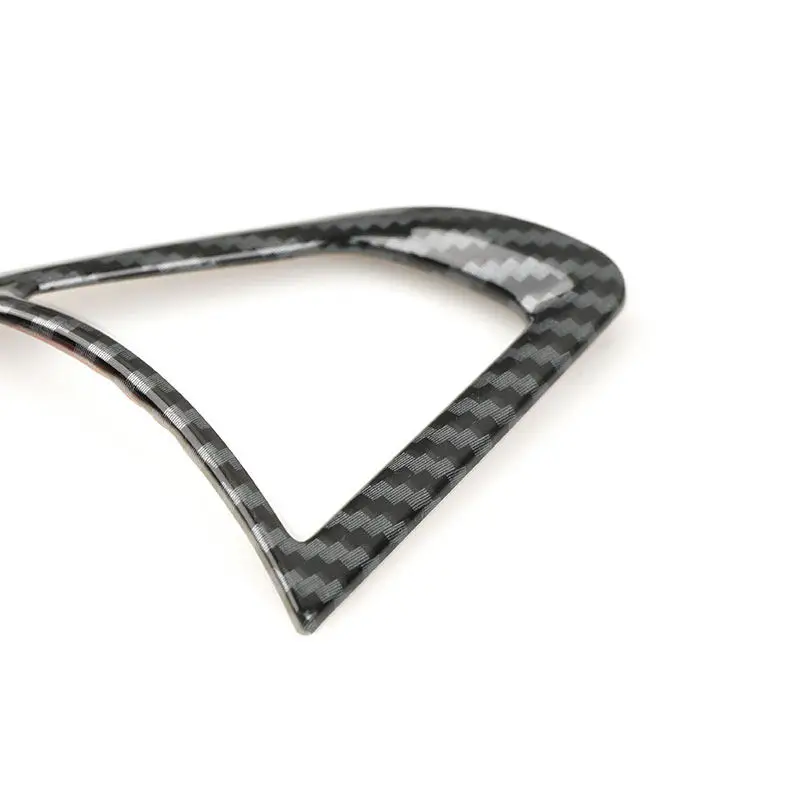 ABS 2pcs Car Interior Steering Wheel Panel Cover Trim For Ford Fusion Mondeo Edge 2013-2020 S-Max 2012-2021 Galaxy 2016-2020