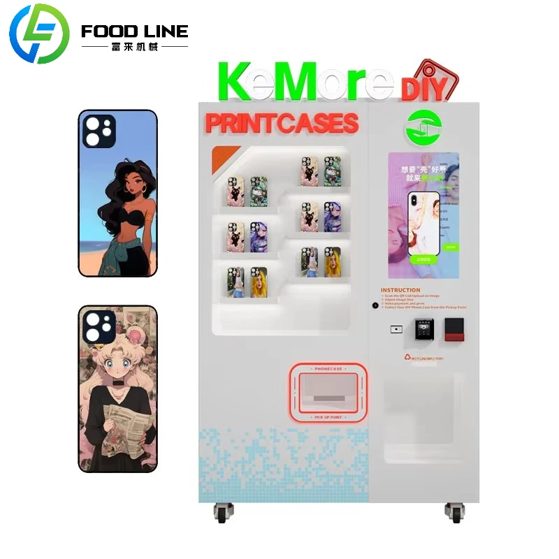 Custom DIY Mobile Phone Case Vending Machine Cell Phone Case Dispensing Custom Vending Solution With User Friendly Design