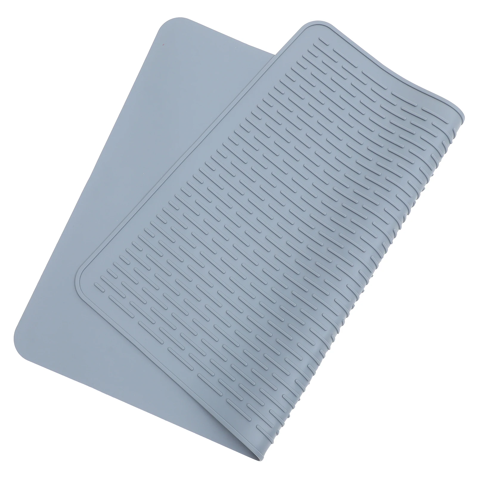 

Silicone Draining Mat Grey 71x51cm 700g Anti Slip Kitchen Sink Protector Dish Drying Pad Multipurpose Household Under
