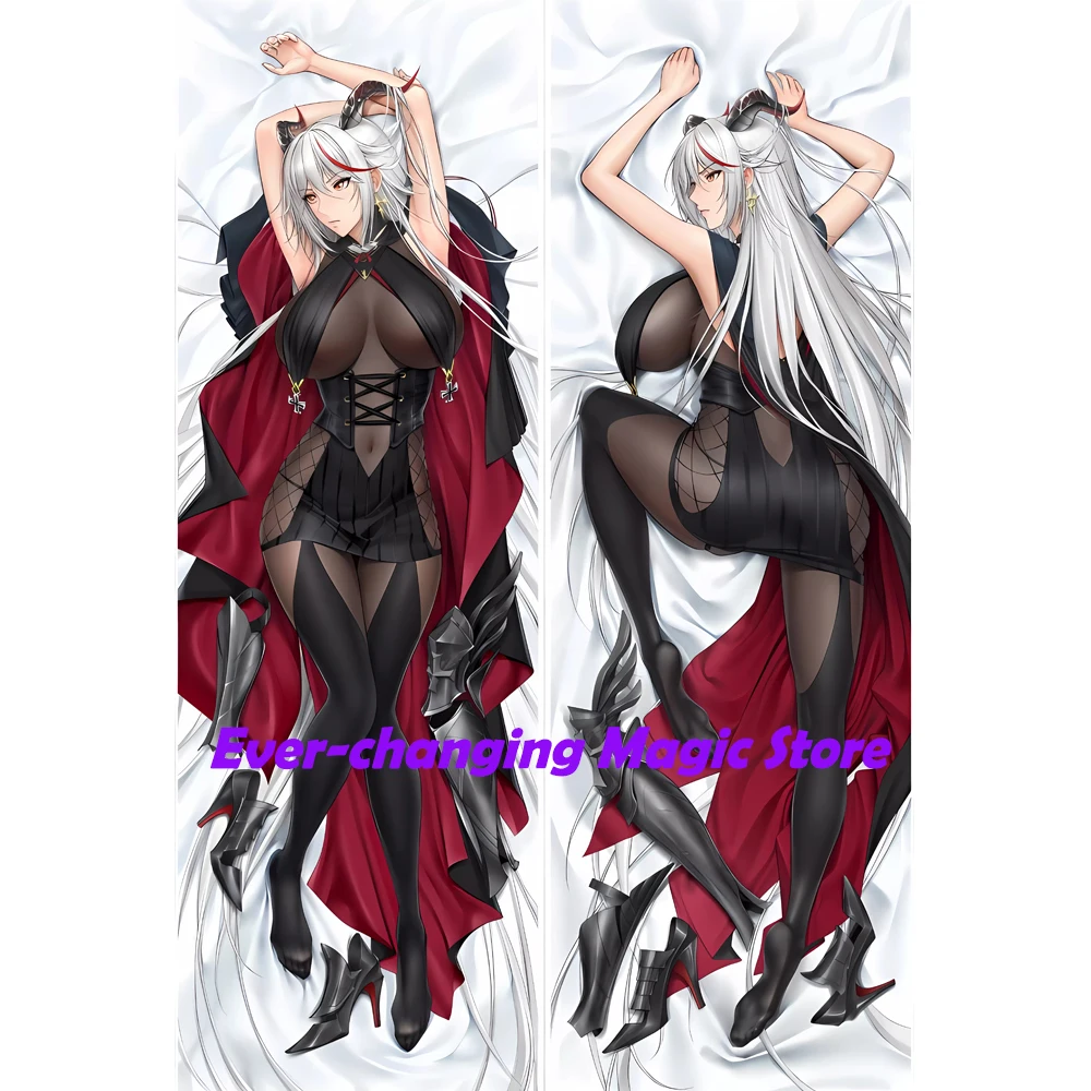 Dakimakura Azur Lane KMS Agir Hugging Body Pillow Case Anime Long Pillow Cover Home Bedding Gifts