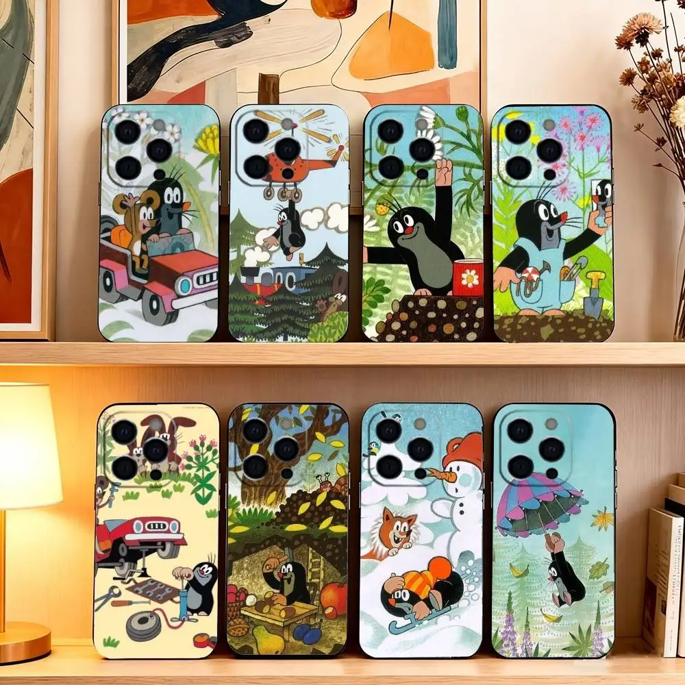 

Mole Phone Case For iPhone 17,16,15,14,13,12,11 Plus,Pro Max,XS,Soft Silicone Black Cover