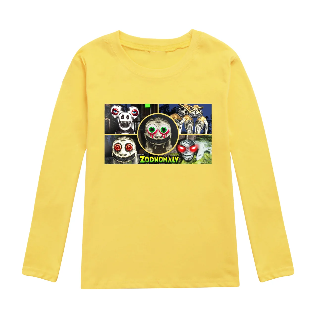 New Game ZOONOMALY T Shirt Kids 2024 Fall Clothes Baby Girls Cotton Long Sleeve Tops Children's T-shirt Boys Leisure Wear