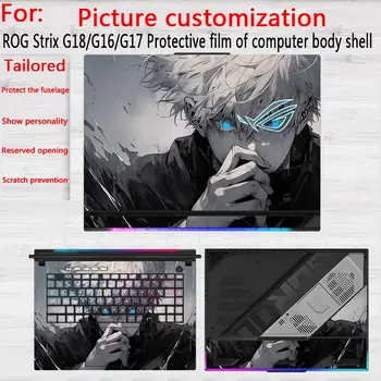 Pro Asus ROG Strix Scar 18/16 2025/2024/2023 nálepka ochranná fólie pro tělo počítače G835L/G815 zobrazuje osobnostní rysy. 6 nejlepší prodej Asus Rhodes Strix Skin - №5