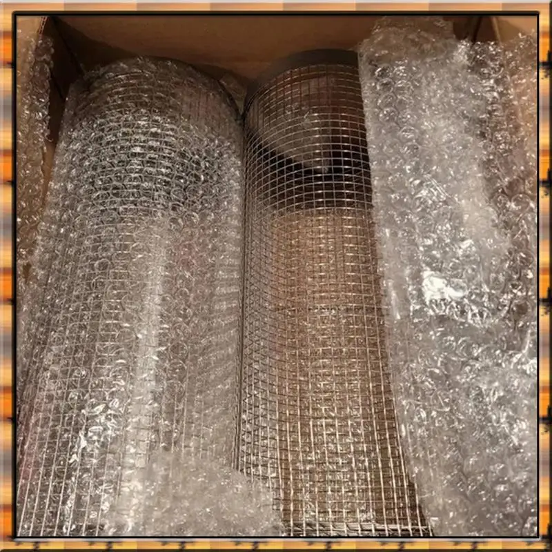 

Sep N12R 2Pcs BBQ Mesh Grill Grate Meshes Racks Grid Stainless Steel Silver 30Cm For Outdoor Picnic Party & Gathering With Hook