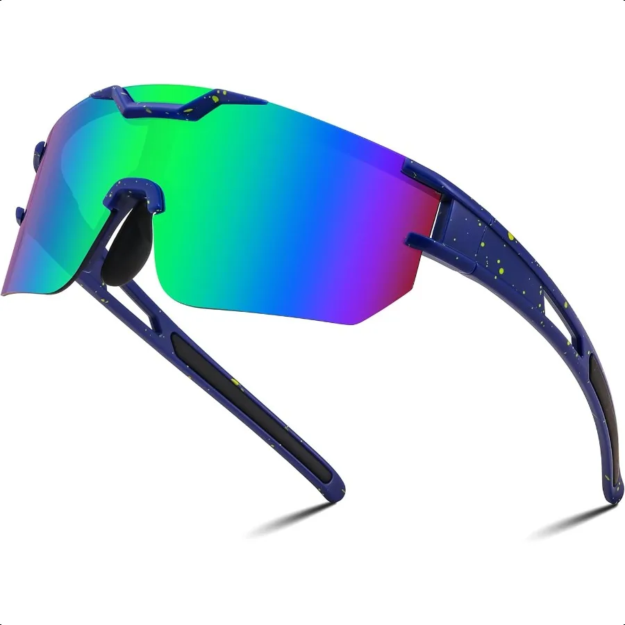 

FEISEDY Sunglasses Youth Baseball Sun Glasses UV400 Sports Cycling Softball Sunglasses for Adult Boys Girls B0227