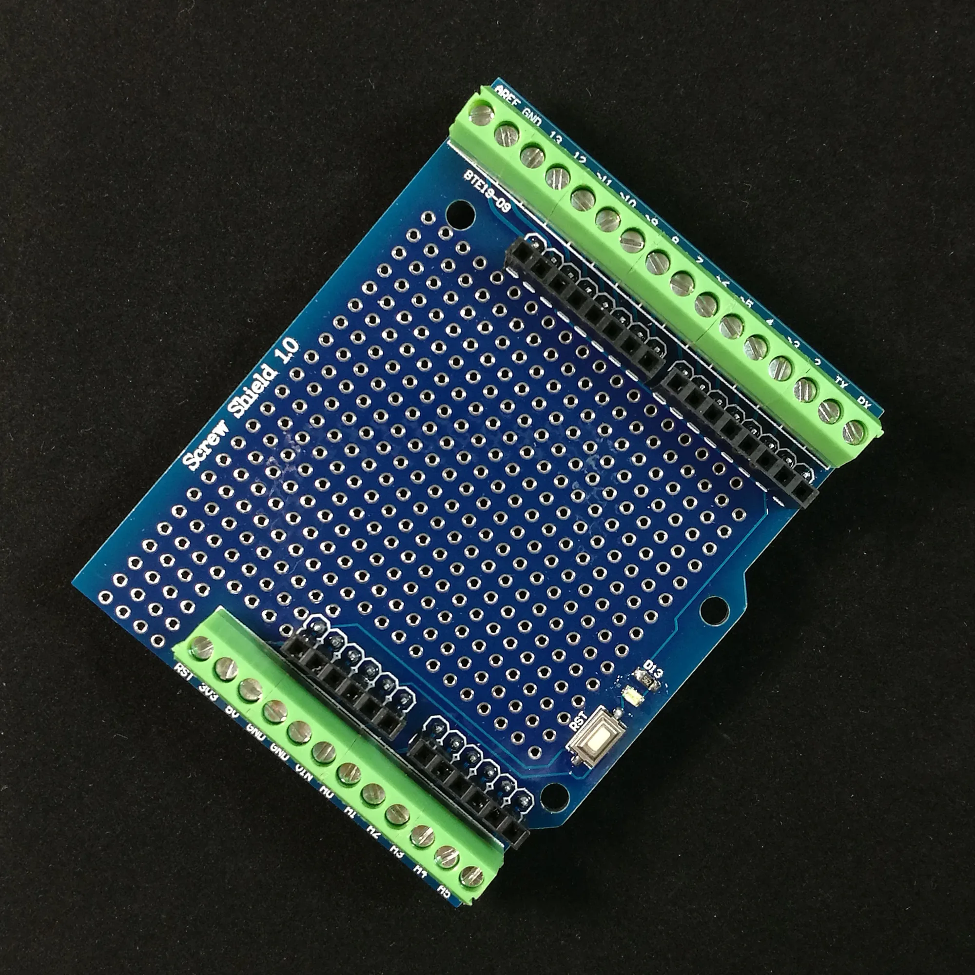 Screw Shield 1.0 Terminal Board Compatible with UNO R3/MEGA2560 KF350 3.5mm Pitch Welding Version  [Factory]