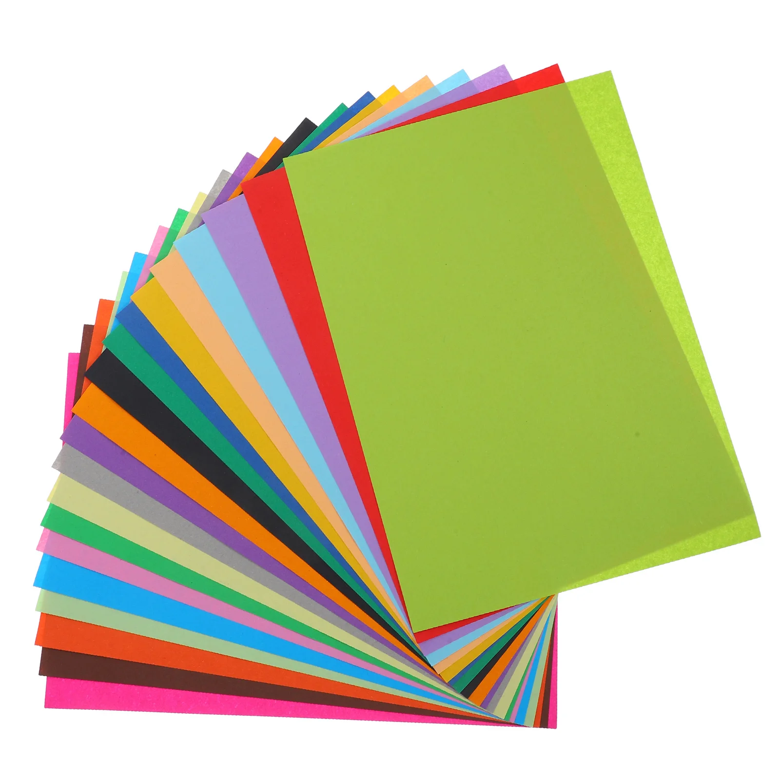 100Pcs Colored Origami Paper Craft Sheets Multicolor Cardstock Easy Fold Kids Art Projects DIY Decorations Origami Paper