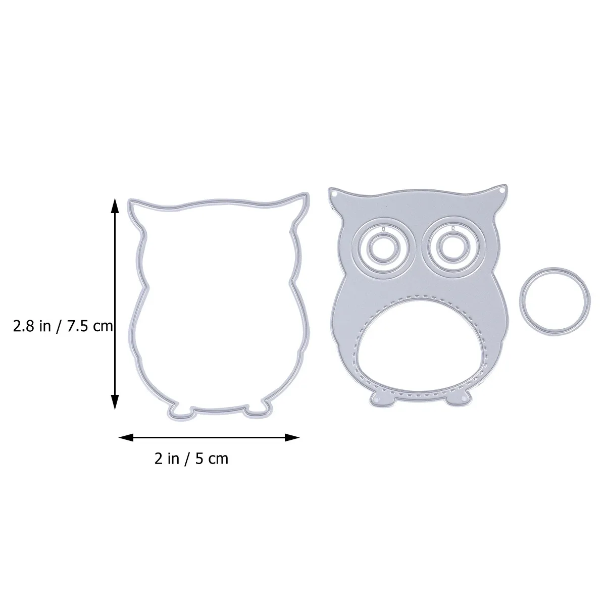 Owl Paper Cutting Dies Set Metal Stencil for Scrapbooking Card Making Embossing and DIY Paper Crafts
