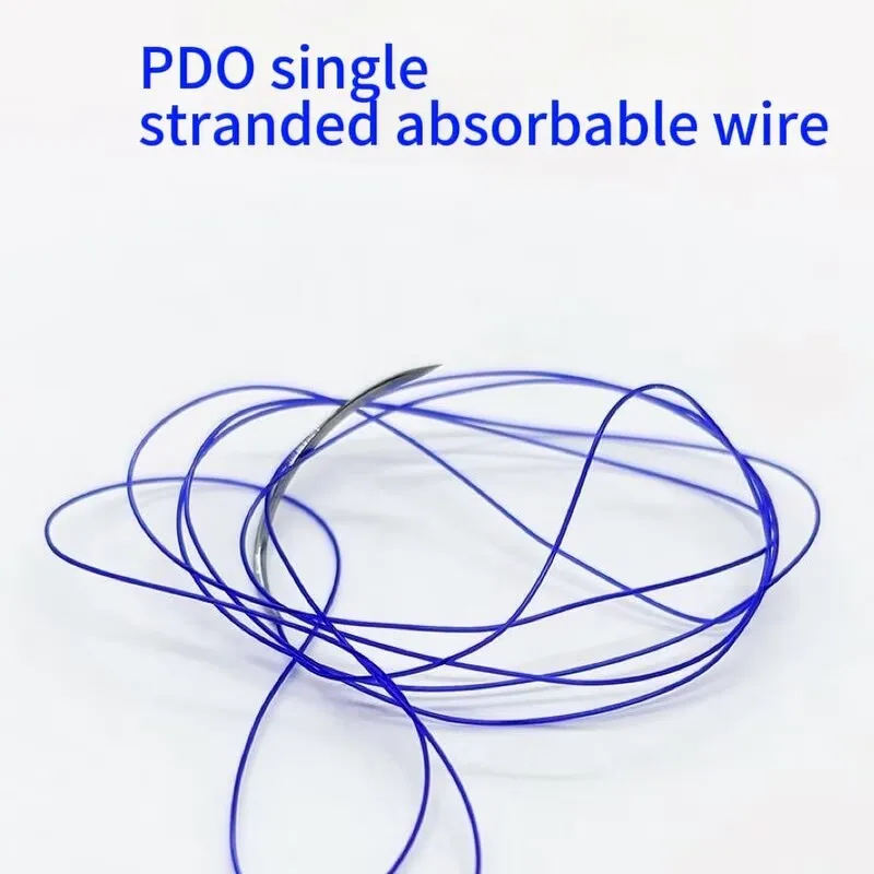 Animal PDO absorbable suture sterile sterilization pet surgical suture non removable animal wound suture