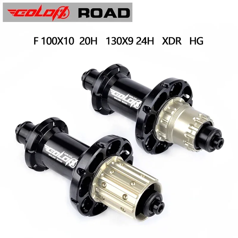 GOLDIX road V-brake sealed bearing hub 20H 24H quick release XDR HG compatible for SHIMANO and KOOZER ZTTOM ratchet 52T