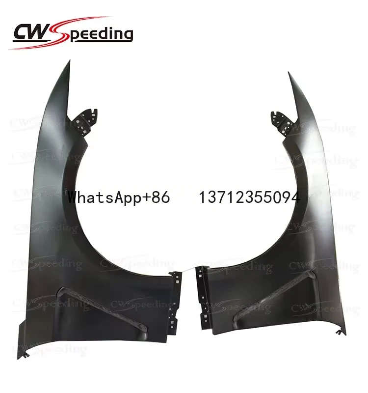 2014 2015 2016 2017 GT350 STYLE HALF CARBON FIBER FRONT FENDER FOR FORD MUSTANG BODY KIT