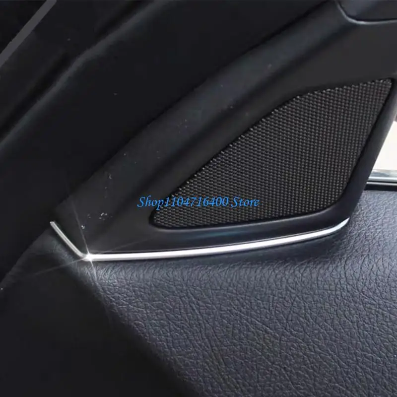 

y1gd Car Door Stereo Cover Speaker Decors Loudspeaker Trim Interior Accessories