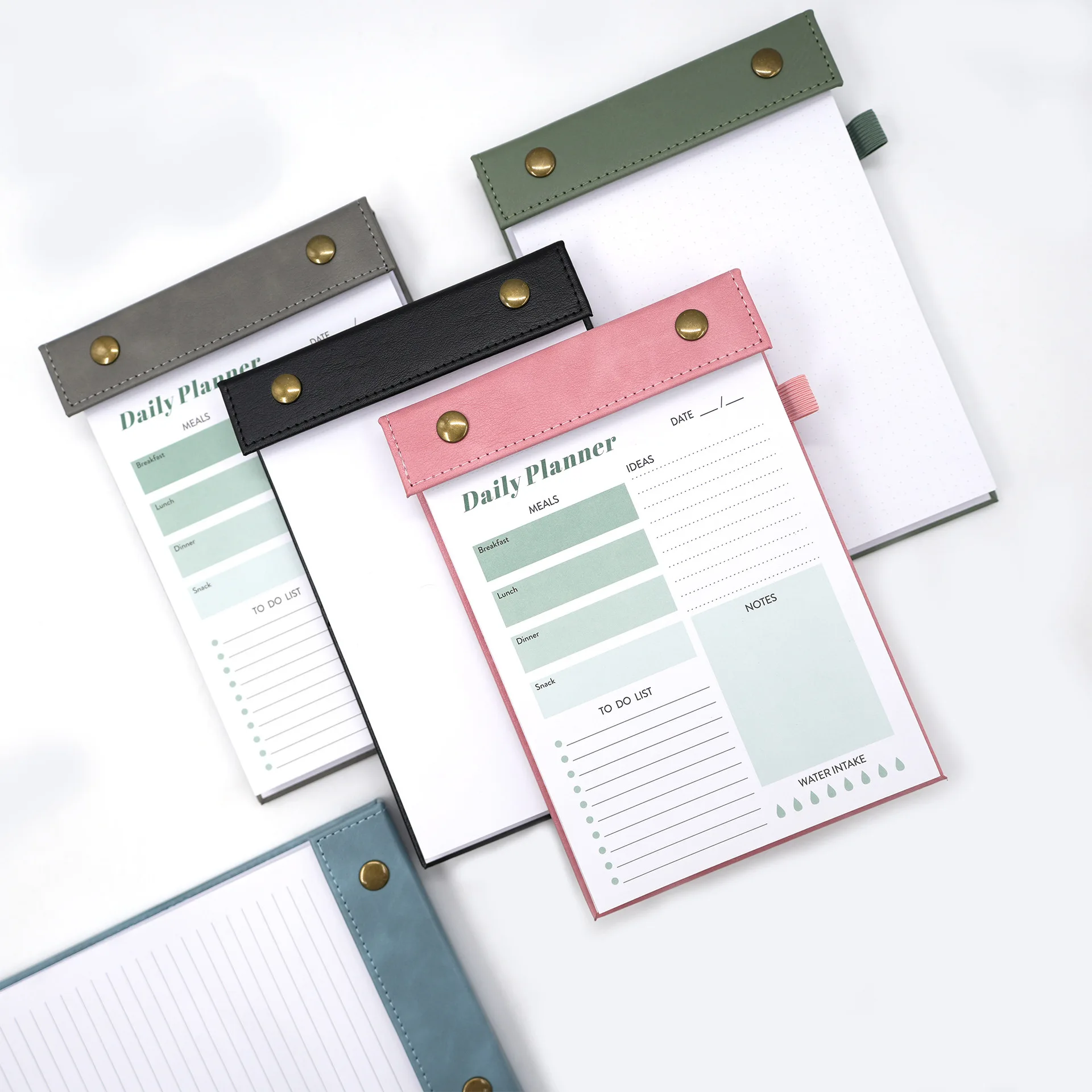 A5 100Sheets Button English Daily Plan Student Memoirs Excerpt Diary School Specific Notebook
