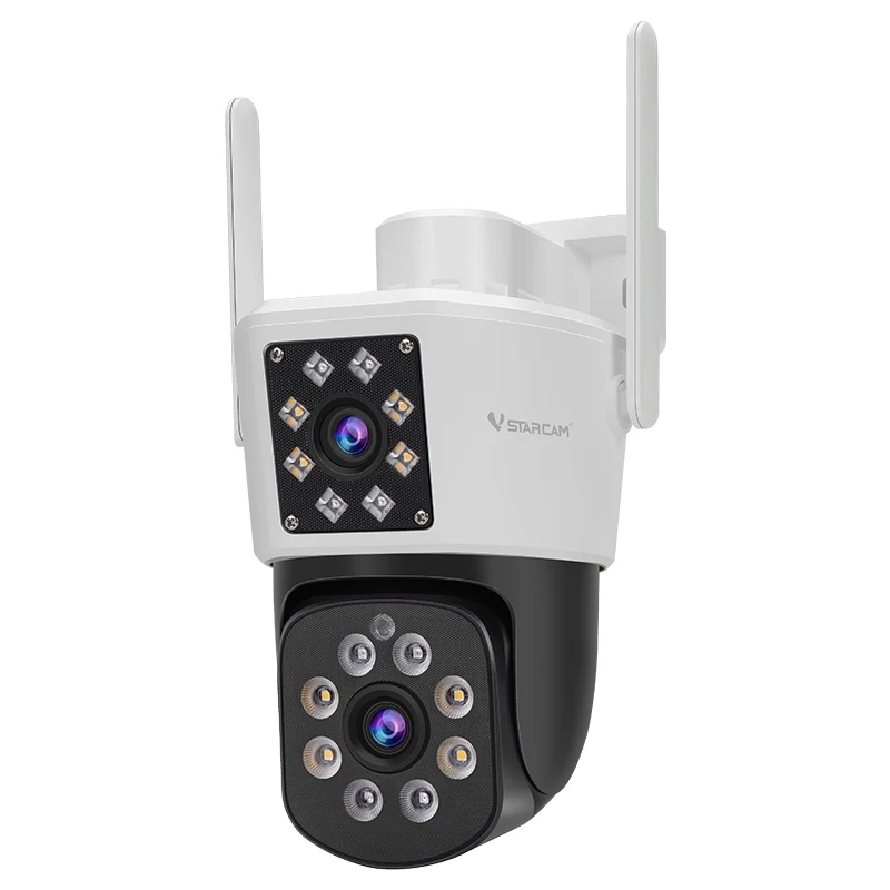 Vstarcam C662DR 4MP Dual Lens  Full Color WIFI IP Dome Camera AI Humanoid Detection Home Security CCTV Monitor
