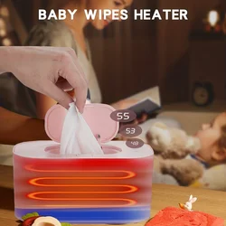 Baby Wipe Warmer and Baby Wet Wipes Dispenser for Babies, With Digital Display, Adjustable Temperature Modes, Newborn Essentials