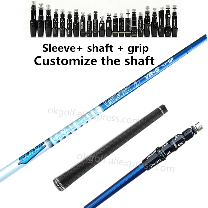 AD VR-5 VR-6 Graphite shaft Ordinary SR or hardflex golf club fairway wood shaft provides sleeve grip installation services