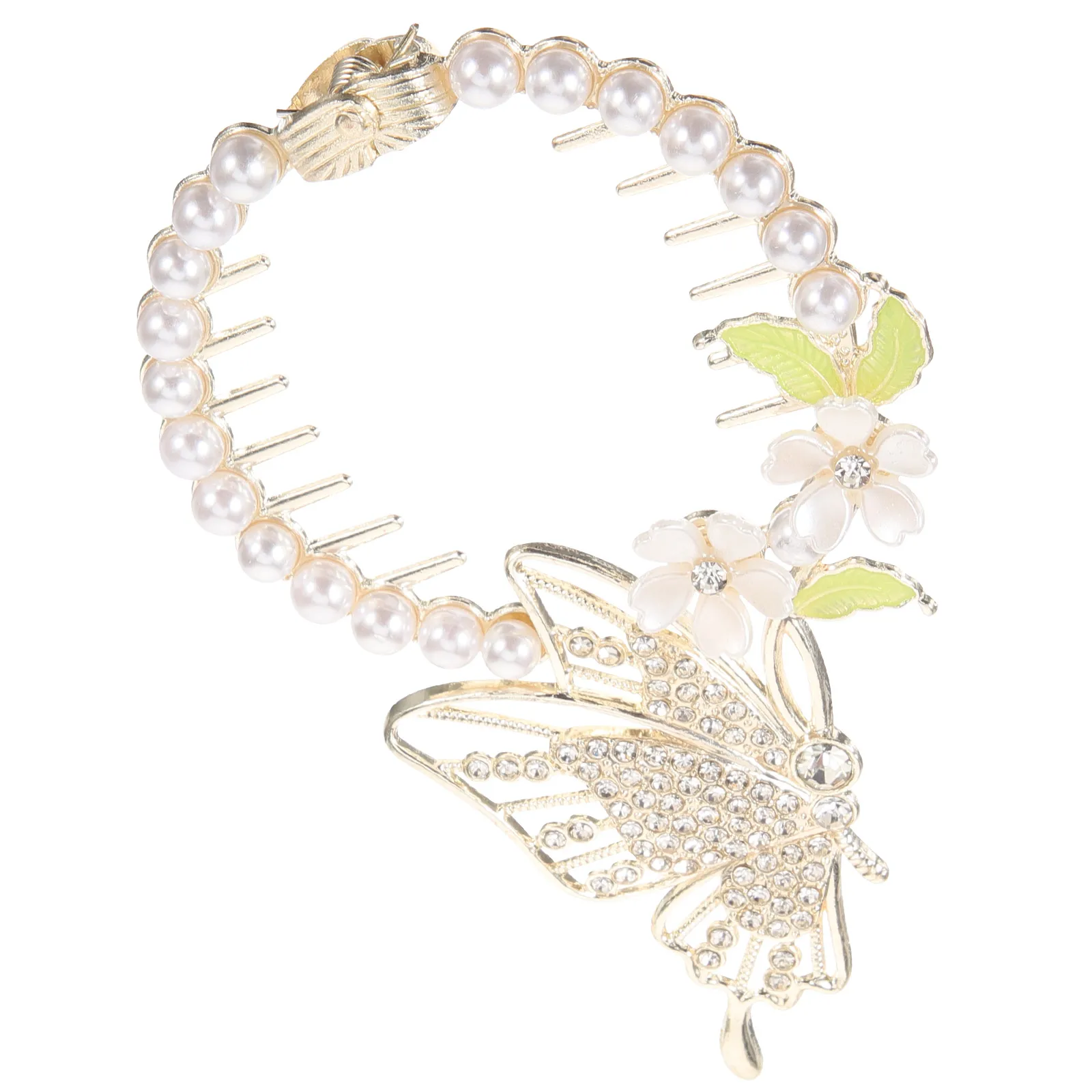 

Clip Metal Flower Decor Bun Tool Claw Pins Thin Clips For Women Hair Accessories Thick Hair Accessories Ponytail Disc Styling