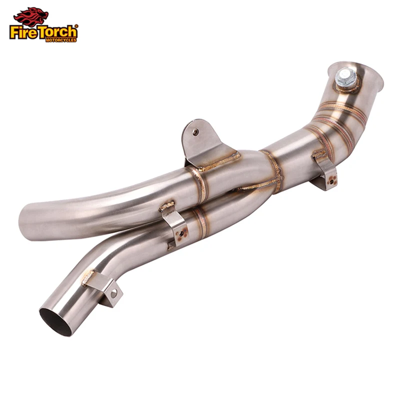 Slip On For Yamaha YZF R1 2009 - 2014 Motorcycle Exhaust Escape System motocross Modified Mid Link Pipe Connect Original Muffler