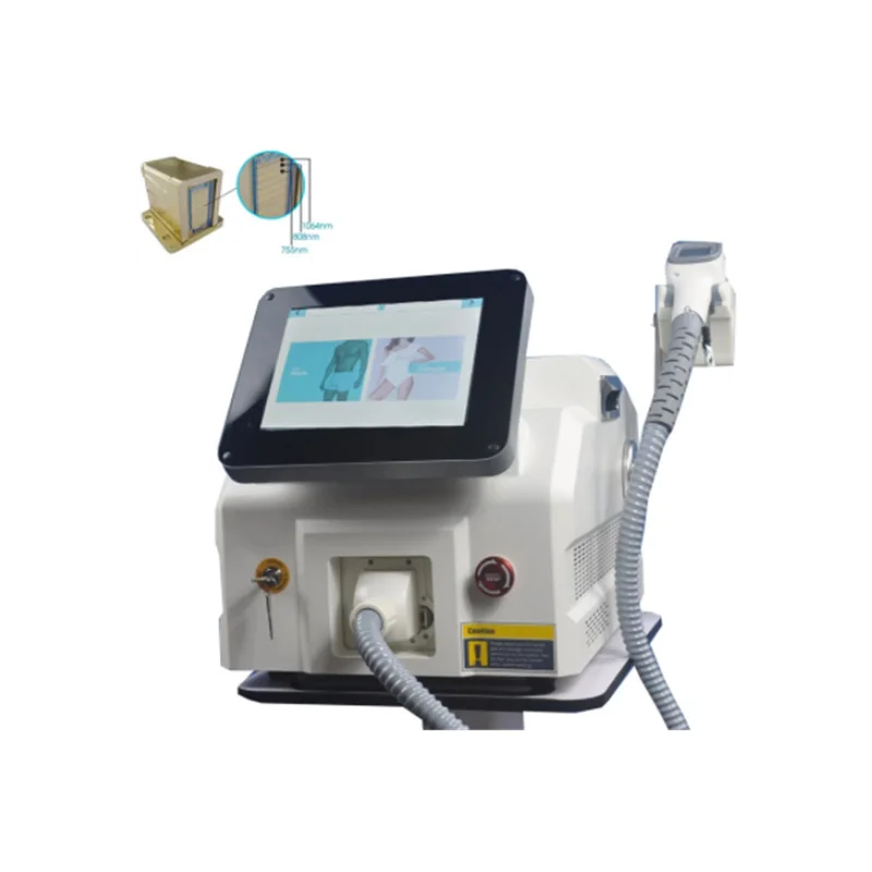 2024 New 808 Diode Laser 808NM Hair Removal Machine 808 755 1064nm Alexandrite Strips 3 Wavelengths for Home and Salon 808 Remov