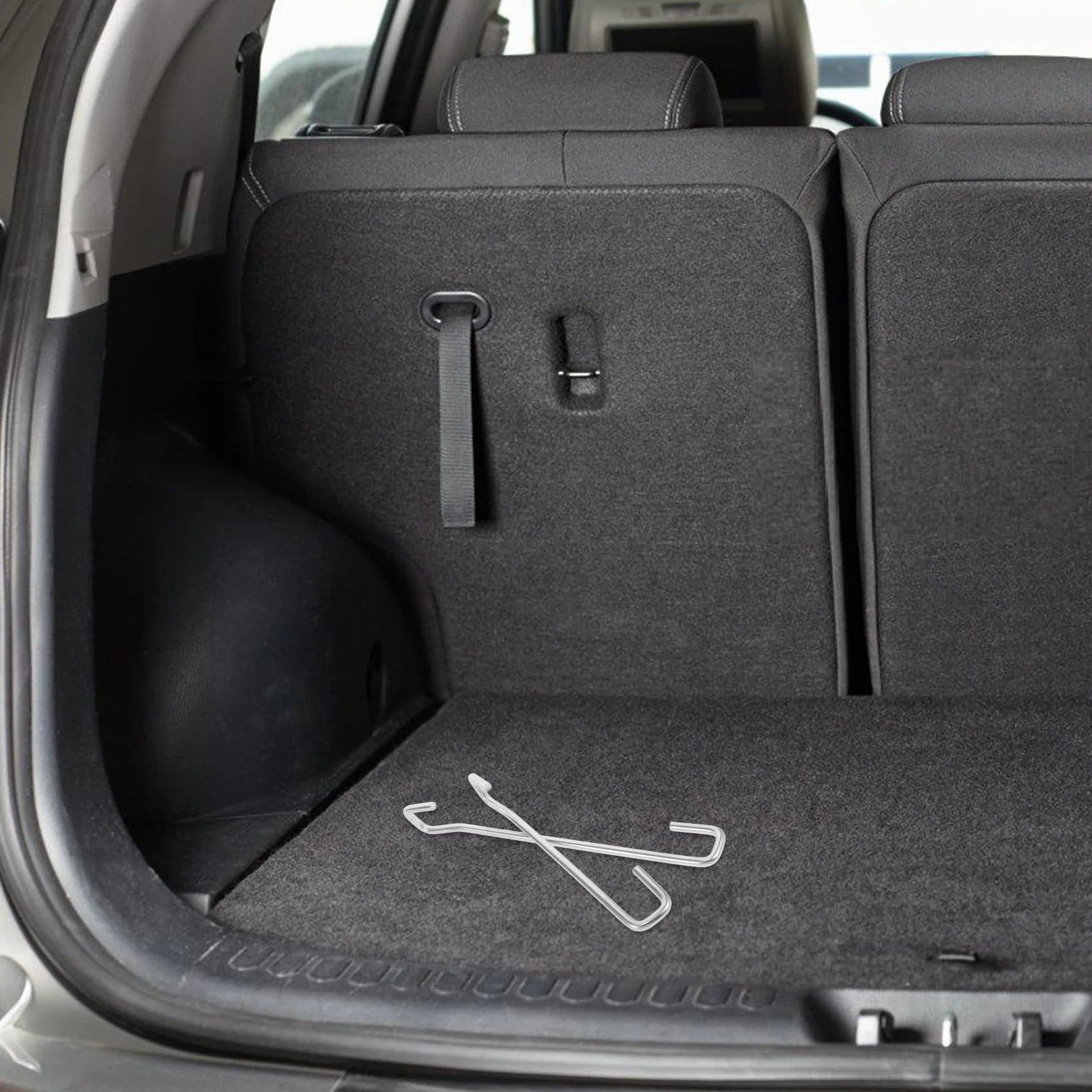 

2Pcs Car Door Fixed Support Rod Multifunctional Stainless Steel Easy Installation No Tools Required Trunk Retaining