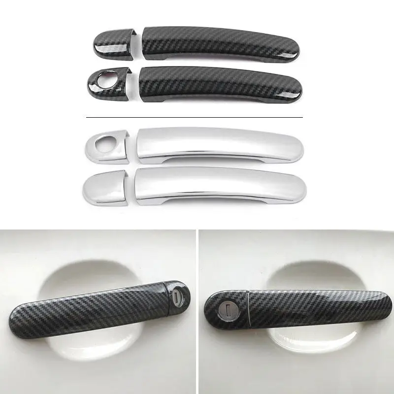

For Seat Leon MK1 Toledo 1999-2007 Arosa 1997-2004 Ibiza Cordoba Vario 2003-2007 Car Exterior Door Handle Cover Trim Accessories