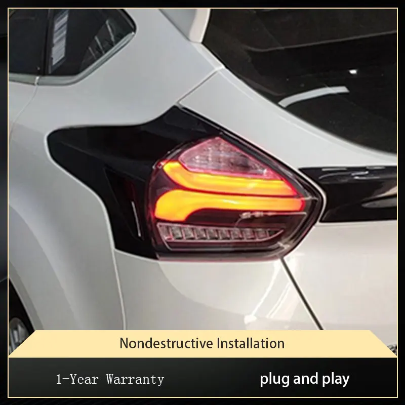 

Car Lights For Ford Focus Hatchback 2015-2018 Taillight Projector Lens Tail Lamp Rear DRL Signal Automotive Accessories