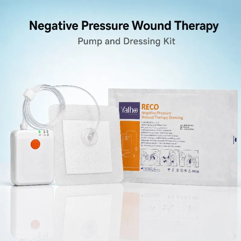 Professional NPWT System Negative Pressure Wound Therapy Pump and Dressing Refills for Clinic Hospital Wound Care