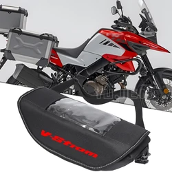 For SUZUKI V-STROM 650/XT 1000 DL1000 VSTROM 650 DL650 1050  V-STROM 1000 waterproof motorcycle handlebar travel bag storage bag