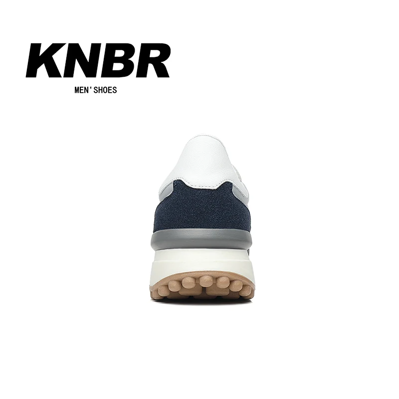 KNBR Sneakers Casual 2024 scarpe da ginnastica da uomo scarpe comode in pelle per camminare escursionismo Jogging Sport uomo scarpe da ginnastica