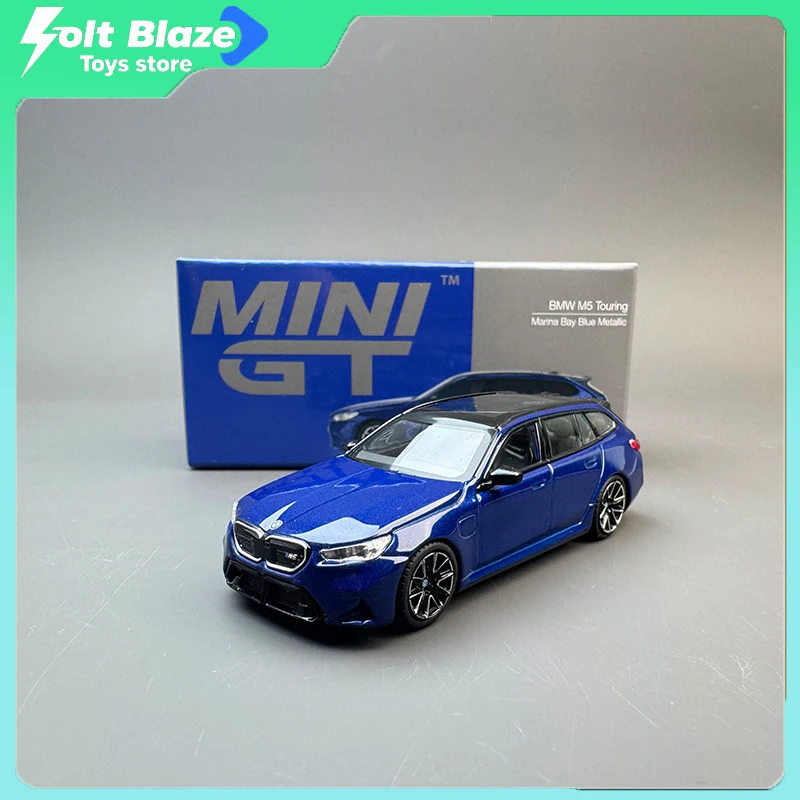 

MINIGT 1/64 BMW M5 Touring (G99) # Коллекционная модель автомобиля из сплава 1080, литая под давлением, для демонстрации в комнате, подарок на день рождения для мальчика