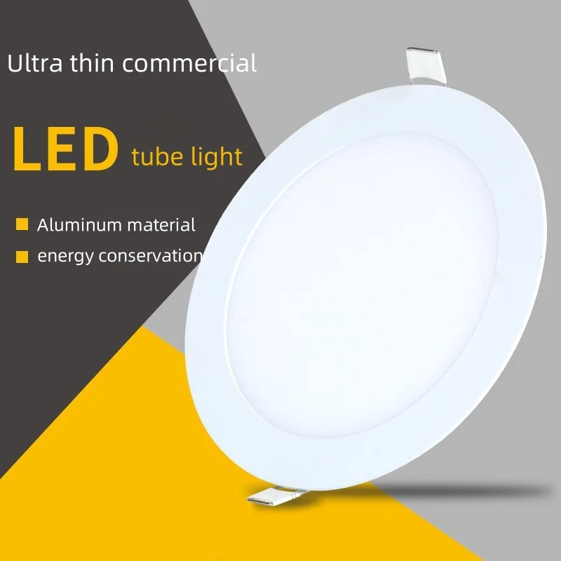 Recessed LED Ceiling Light 3-18W Warm White/Cold White Square Ultra thin led panel light AC220V LED Down Light