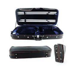 USA low tax 4/4 Violin Viola Case Mixed Wood Hard Box Adjustable Square Box Violin Square Case