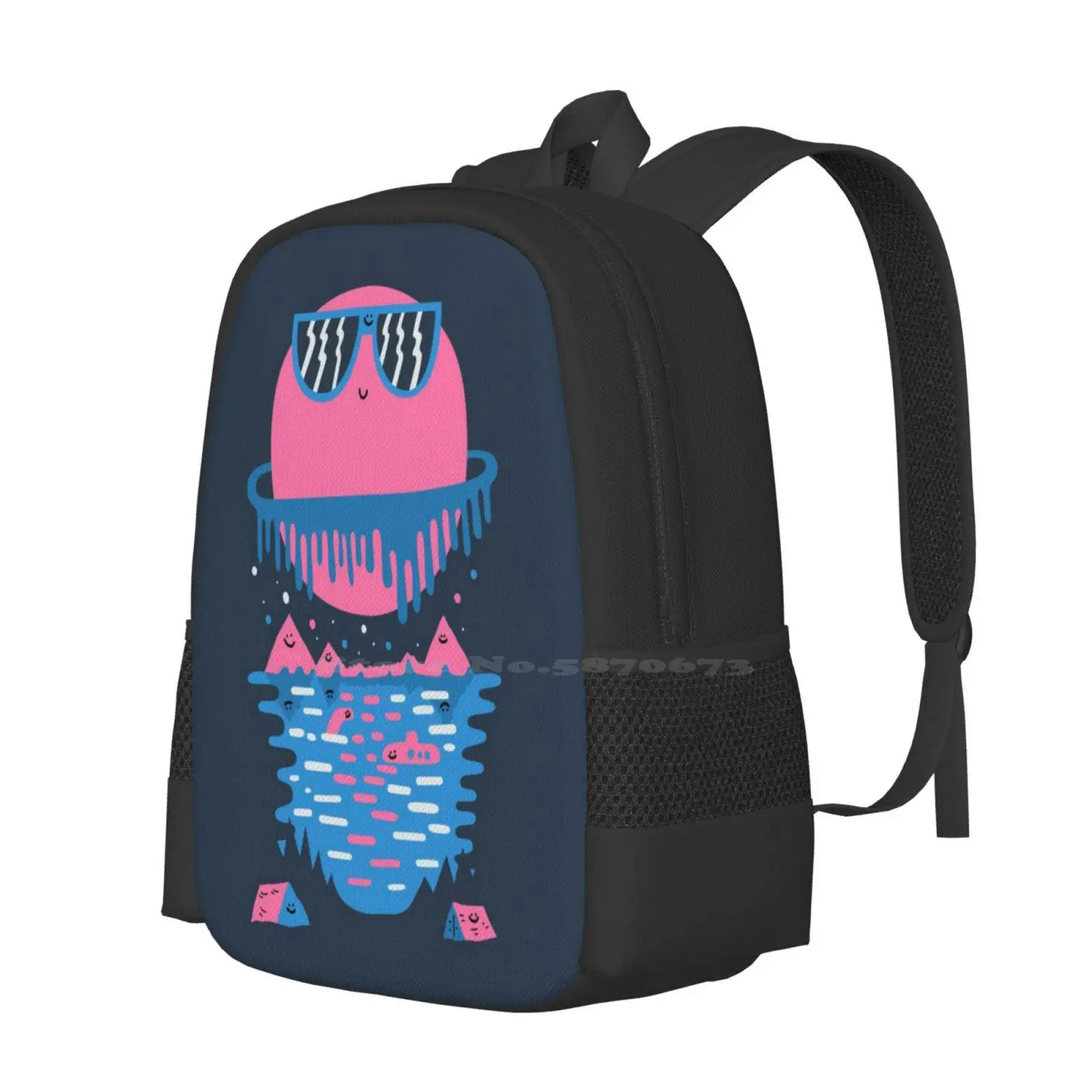 Happy Outdoors Hot Sale Schoolbag Backpack Fashion Bags Happy Outdoors Explore Exploring Camping Nature Environment Eco