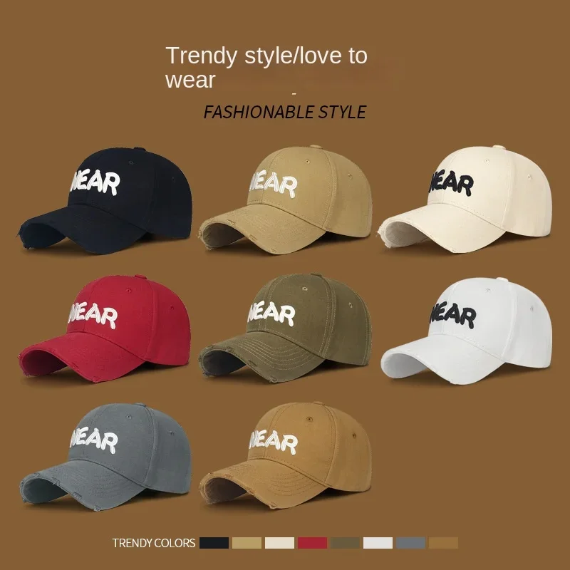 Baseball Cap Adjustable for Women Men Cotton Dad Hat Embroidery Outdoor Sports Golf Running Hat Vintage Distressed Low Profile