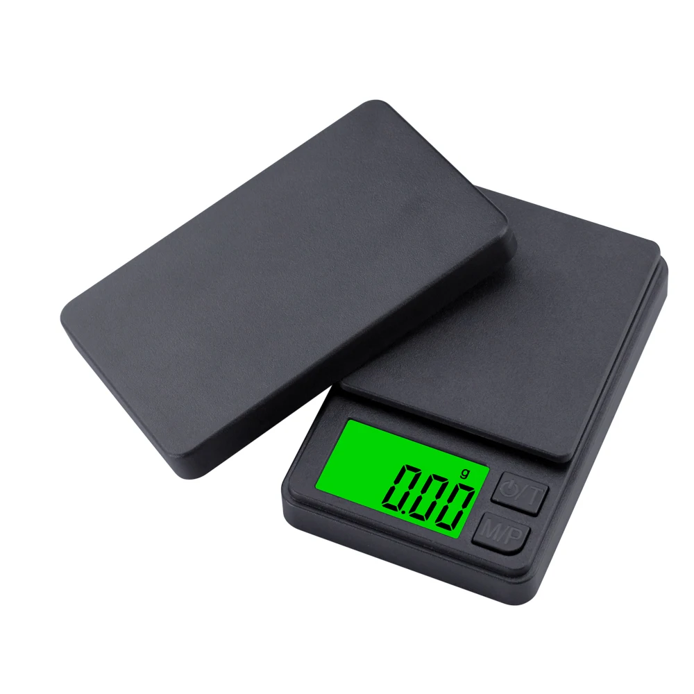 Mini Pocket Scale 500g 0.01g LCD  Digital Gram Food  Jewelry Ounces Grains 1000g 0.1g Scale with Backlit