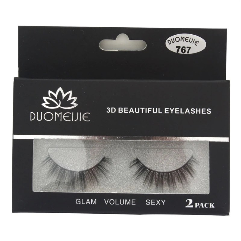 شريط قطني غير مرئي مقاوم للماء بتصميم طويل طبيعي يناسب العيون، وصلات رموش قابلة لإعادة الاستخدام، شريط كامل لمكياج العيون اليومي