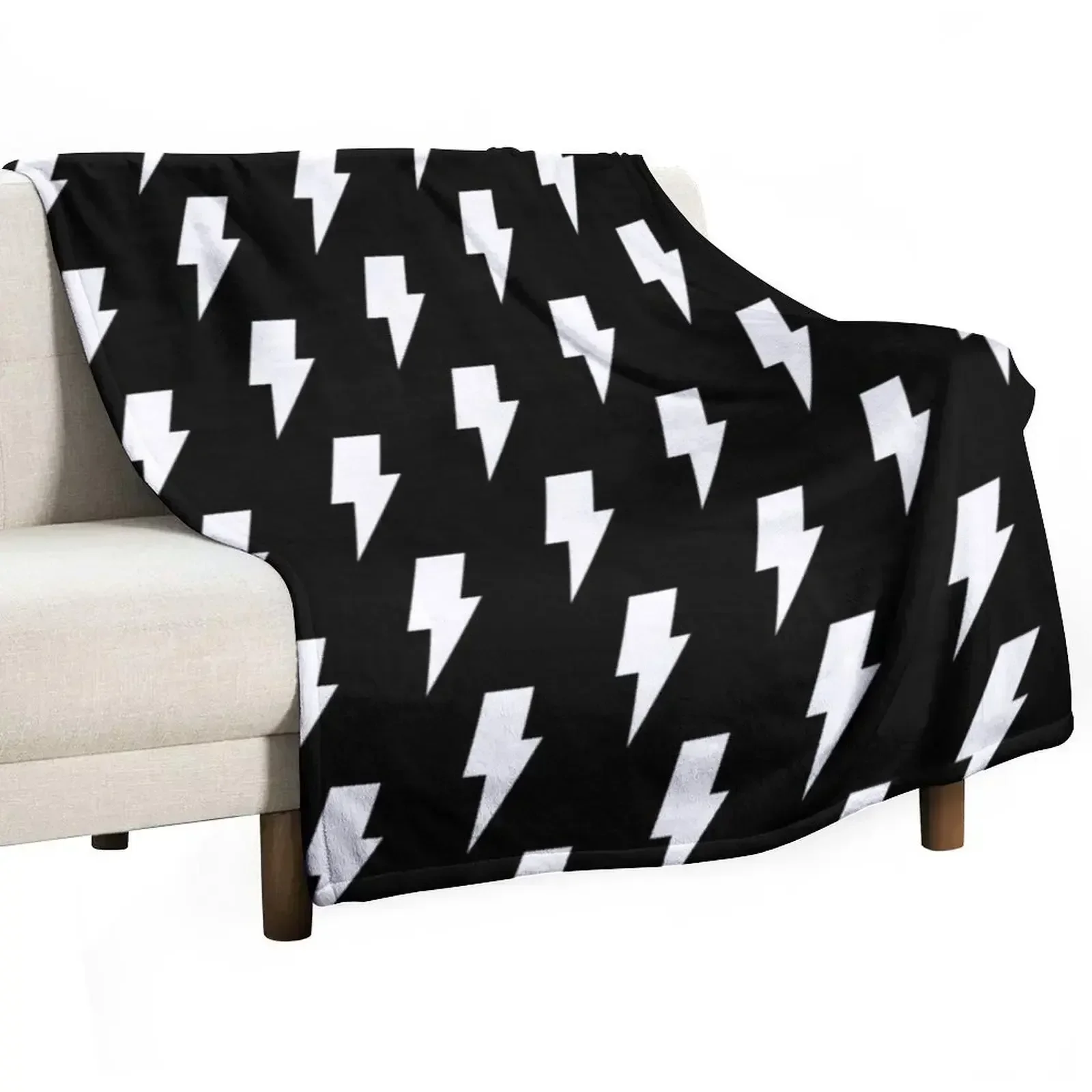 Lightning Bolt Throw Blanket Blankets For Baby Hairy Designers Hairys Furry Camping Blankets