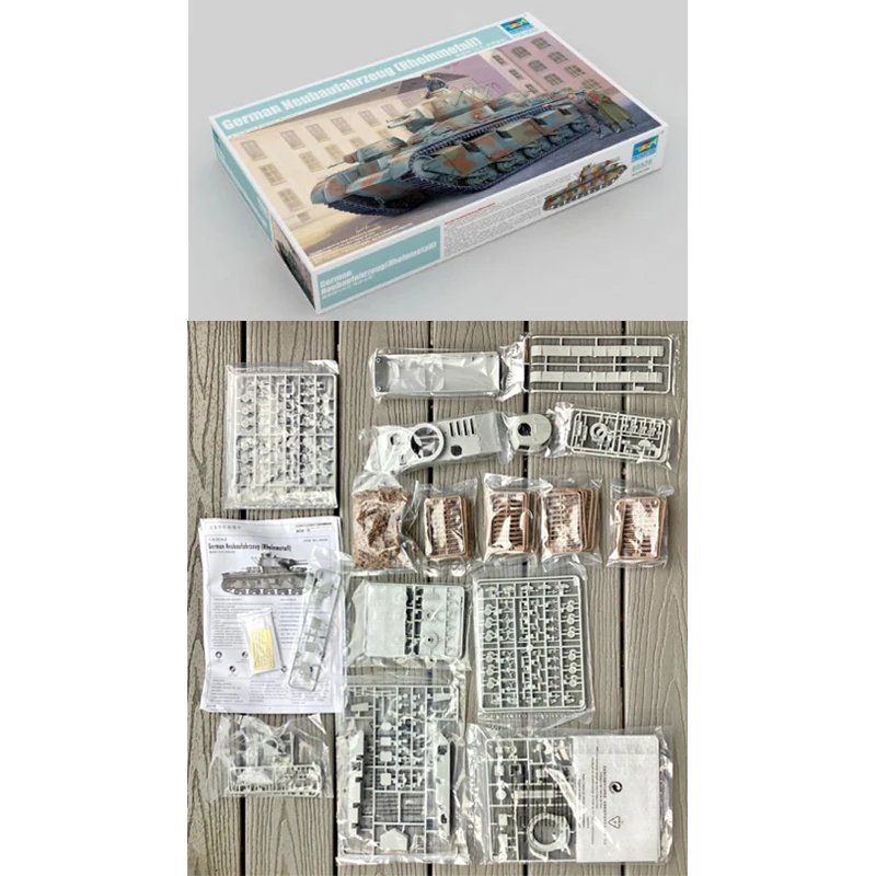 

Trumpeter 05528 1:35 Scale German NBFZ Neubaufahrzeug Rheinmetall Tank Vehicle Military Toy Plastic Assembly Model Kit