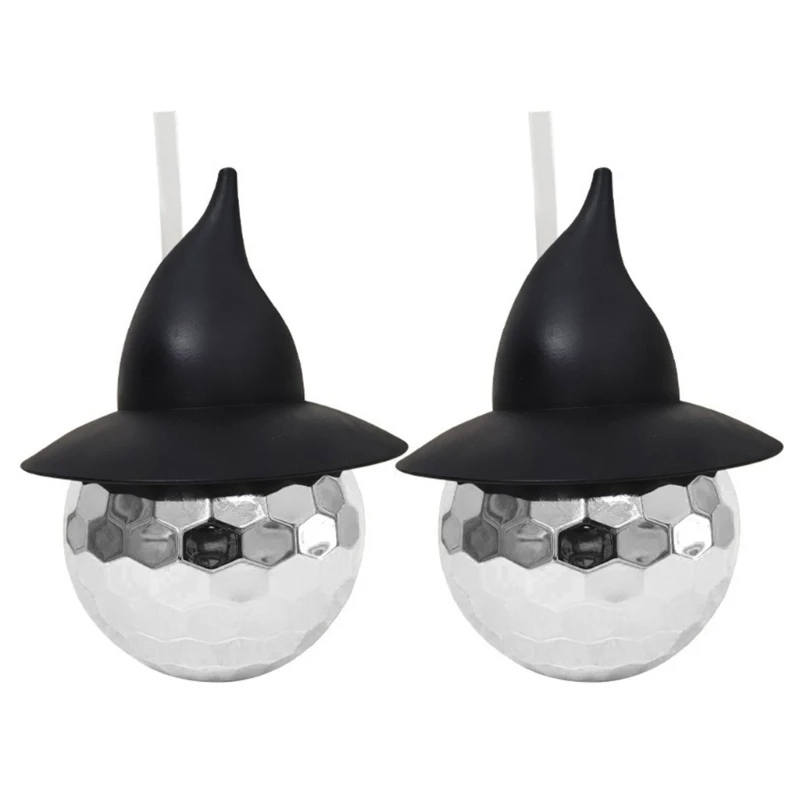 R2LD Halloween-tovenaarshoed Gegalvaniseerde bolbeker Grote capaciteit voor feestdecors