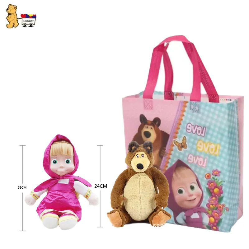 Nuevo Masha y el oso comodidad para niños regalo de cumpleaños personajes de Anime Masha Kawaii