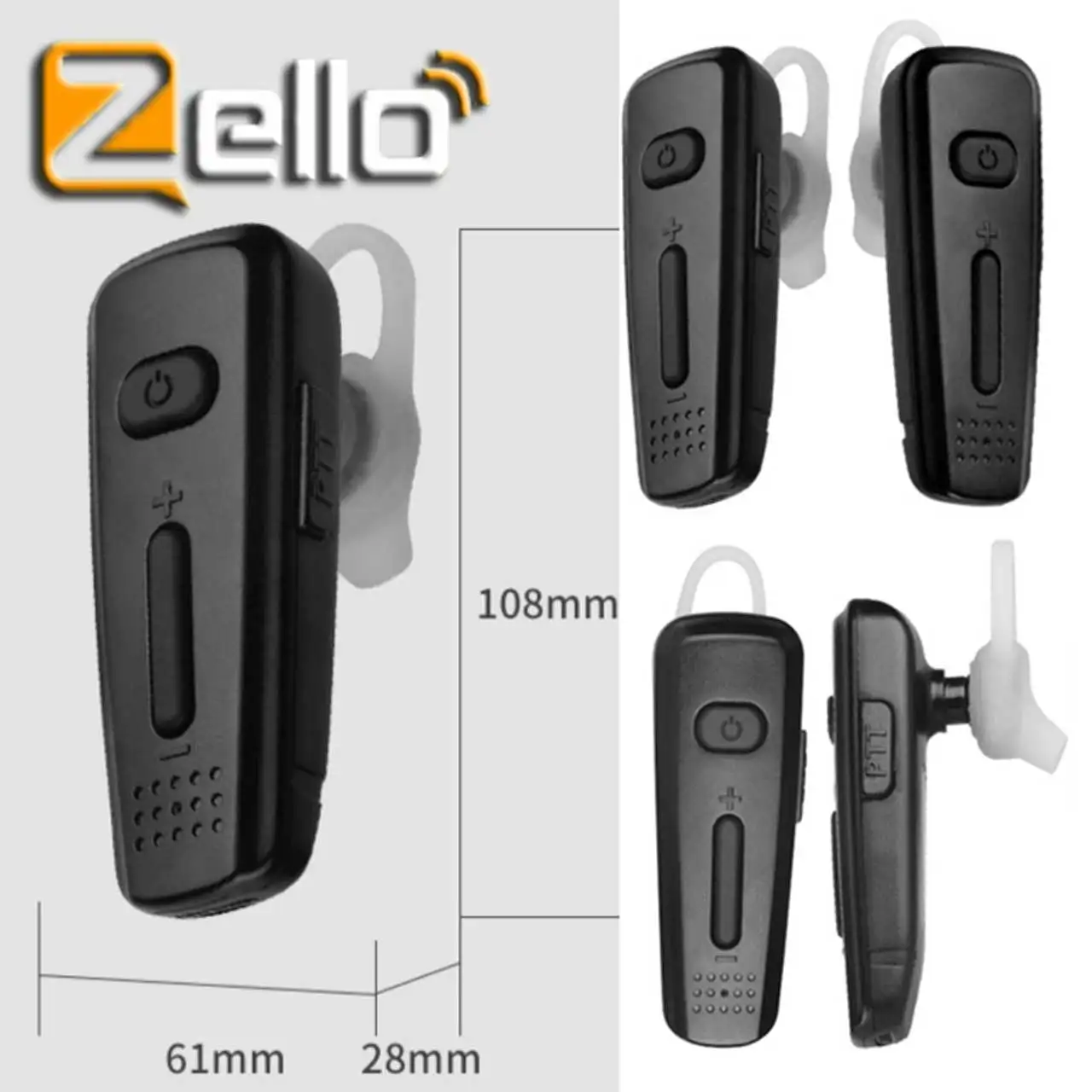 Bluetooth Headset for Zello Walkie Talkie ptt Headset real PTT