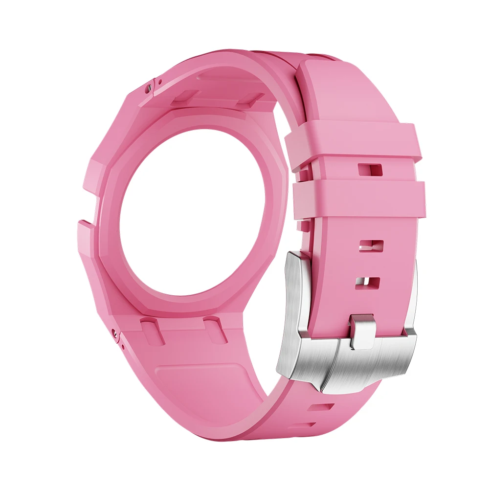 Luxury** Modification Kit For Swatch x AP Royal POP Ceramic+Silicone Watch Case Strap Pocket Changer To Wristwatch
