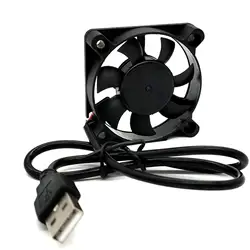 Ventilador de refrigeración sin escobillas de 5V, ventilador USB para carcasa de ordenador, Enfriador de 2500RPM, radiador de CPU PBT impregnado de aceite, dispositivos USB para PC