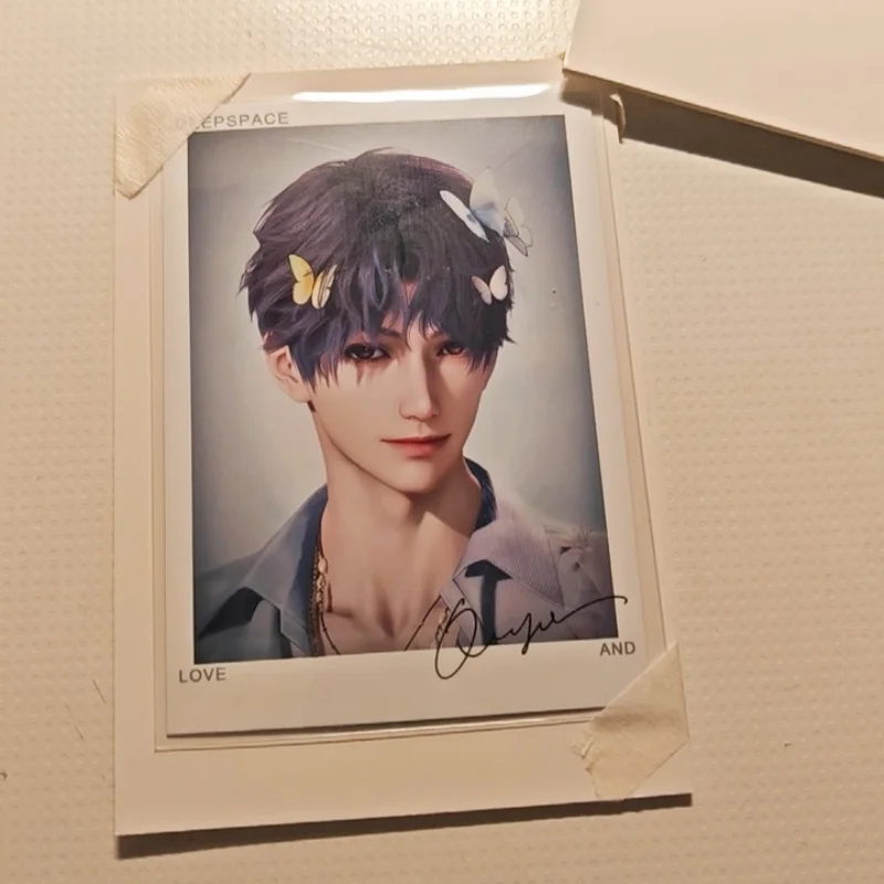 Spot Love en Deep Space Afscheurfilter Polaroid Set met Qin Che Li Shen Qi Yu Vijfdelige Fan Game Accessoires Verjaardagscadeau