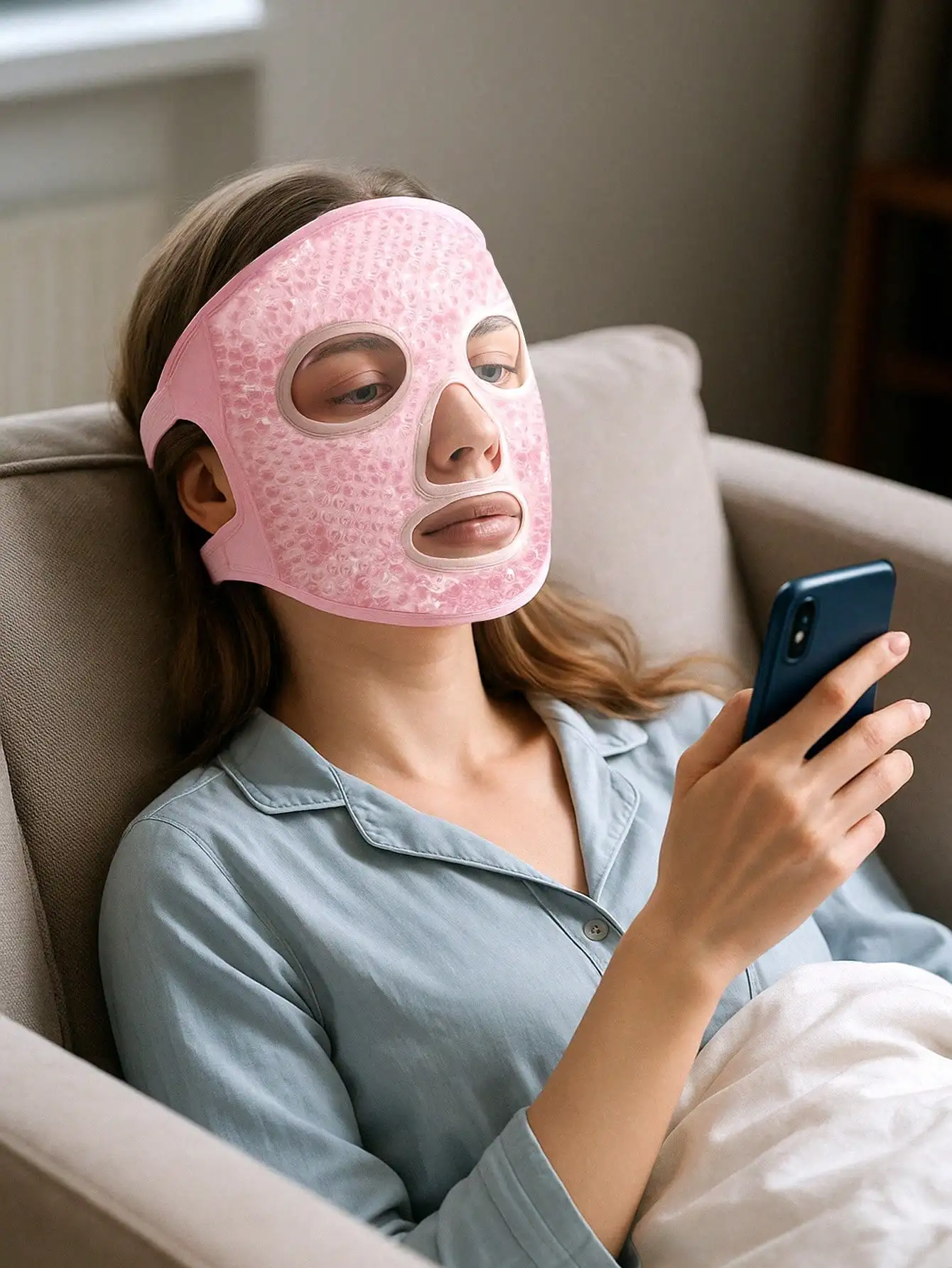 

Ice Facial Mask, Cold Compress, Face Mask, Cold/Hot Compress Eye Mask, Gel Pack, Ice Pop, Cold Compress Pack, Cold/Hot Compress Neck & Shoulder Gel, Cold Eye Mask Set, Reusable Cold Eye Mask, Fatigue Relief, Home & Spa Soothing Gel Bead Facial Mask & Eye